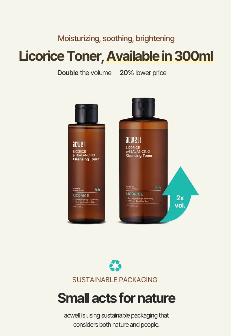 [ACWELL] Licorice PH Balancing Cleansing Toner 150ml