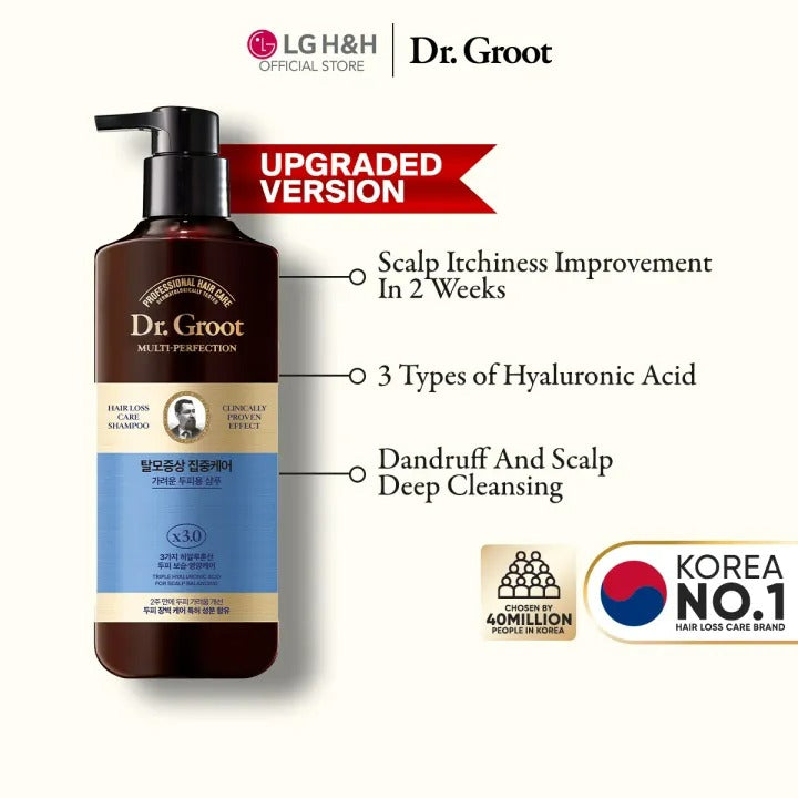 [DR. GROOT] Multi-Perfection Hair Loss Care Shampoo For Itchy Scalp 400ml