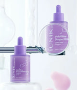 iUNIK Volufiline Grape PDRN Serum 40ml bottle lifestyle image