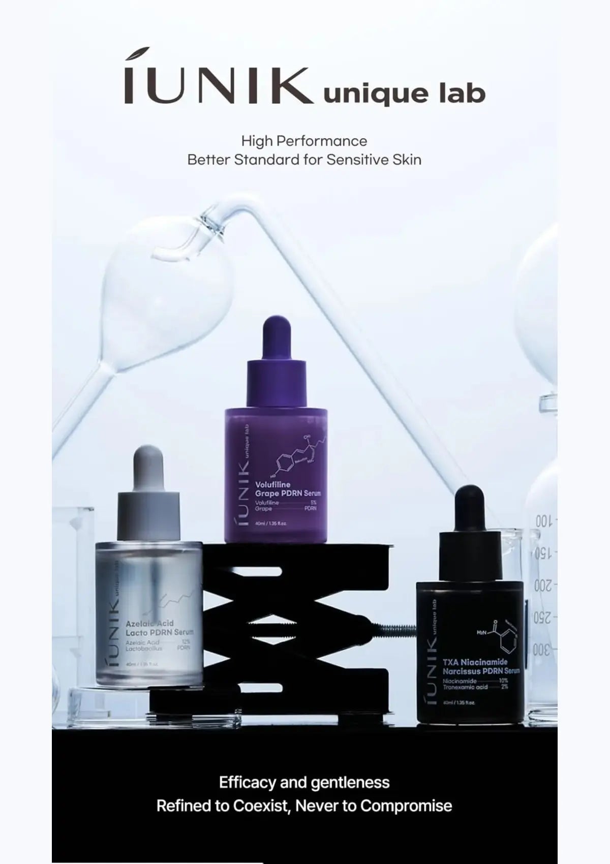 iUNIK Volufiline Grape PDRN Serum unique lab collection introduction