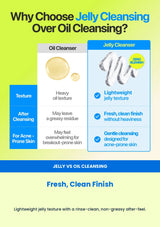 Numbuzin No.0 jelly cleansing compared with oil cleansing