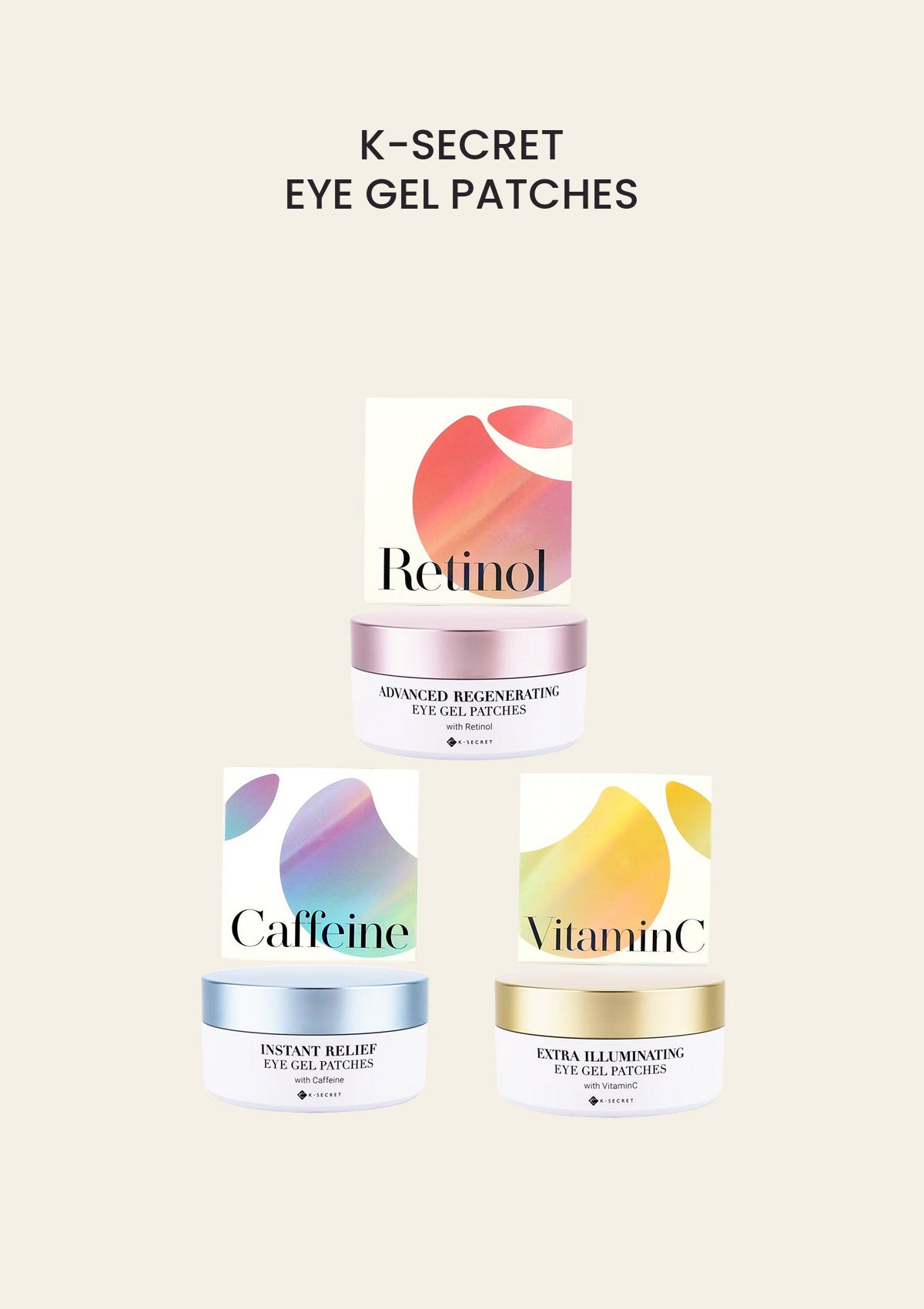 K-SECRET eye gel patches
