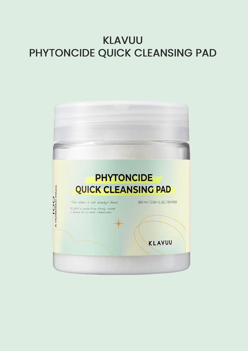 [KLAVUU] Pure pearlsation pH Balancing Quick Cleansing Pad  380ml (100 Pads)