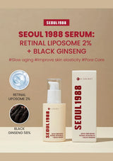 K-SECRET Seoul 1988 Retinal Liposome 2% complex and Black Ginseng 58% product story