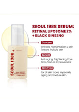 K-SECRET Seoul 1988 Serum concerns, benefits and skin type overview