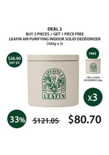 LEAFIN Air Purifying Indoor Solid Deodorizer Deal 2 Buy 2 Pieces plus 1 Free