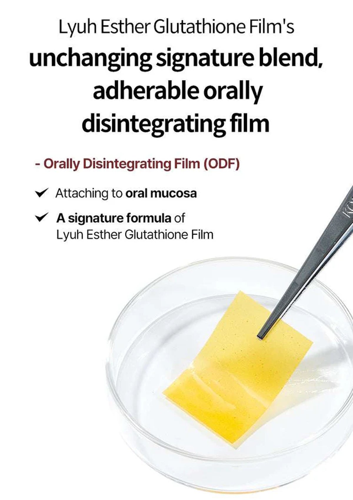 [ESTHER FORMULA] Lyuh Esther Liposome Glutathione Direct Ultra X (1 Box = 325mg x 30 Films)