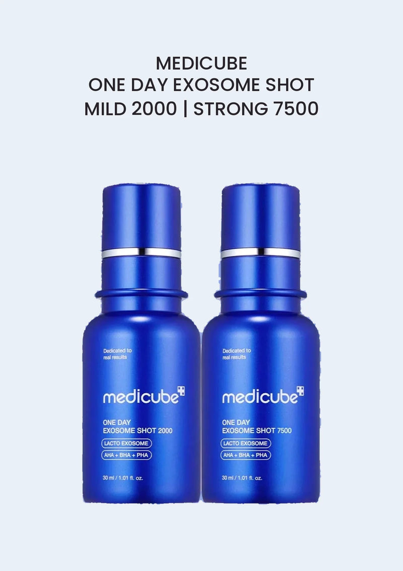 Medicube One Day Exosome Shot Mild 2000 | Strong 7500 (30ml) — main product image