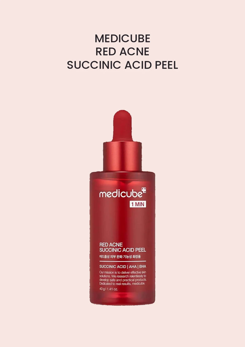 Medicube Red Acne Succinic Acid Peel 40g — main product image