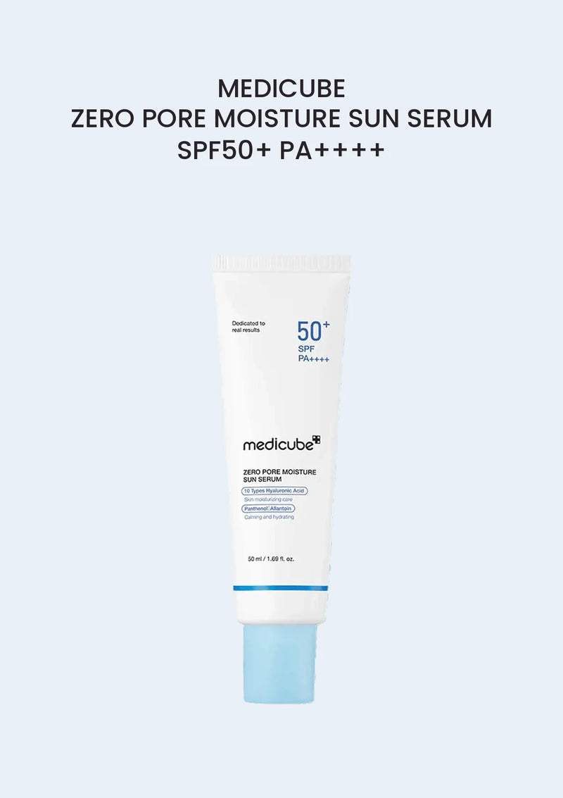 Medicube Zero Pore Moisture Sun Serum SPF 50+ PA++++ 50ml — branded main product image