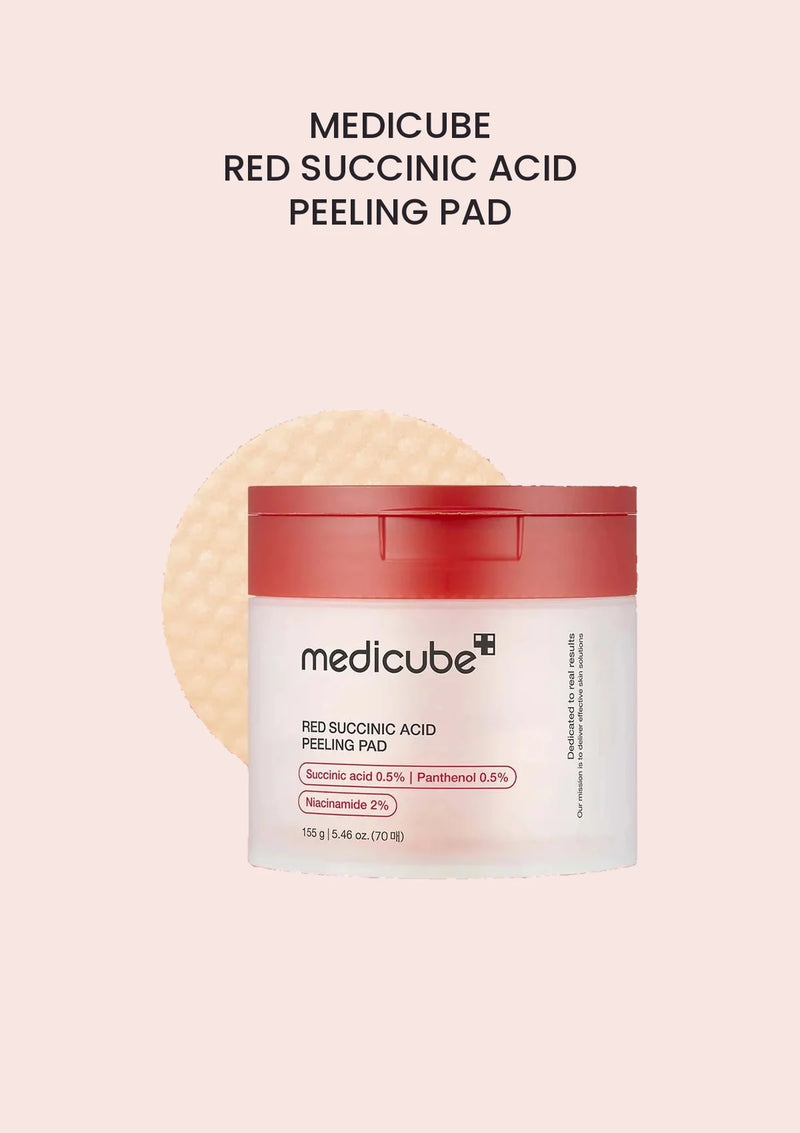 Medicube Red Succinic Acid Peeling Pad (1 Box = 70 Pads) — main product image