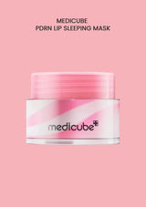 Medicube PDRN Lip Sleeping Mask on a pink background