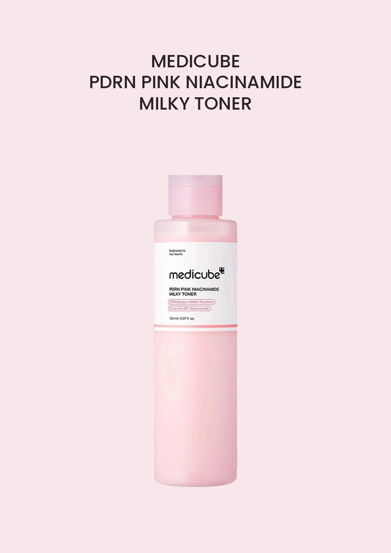 Medicube PDRN Pink Niacinamide Milky Toner 150ml — Pink PDRN range main image