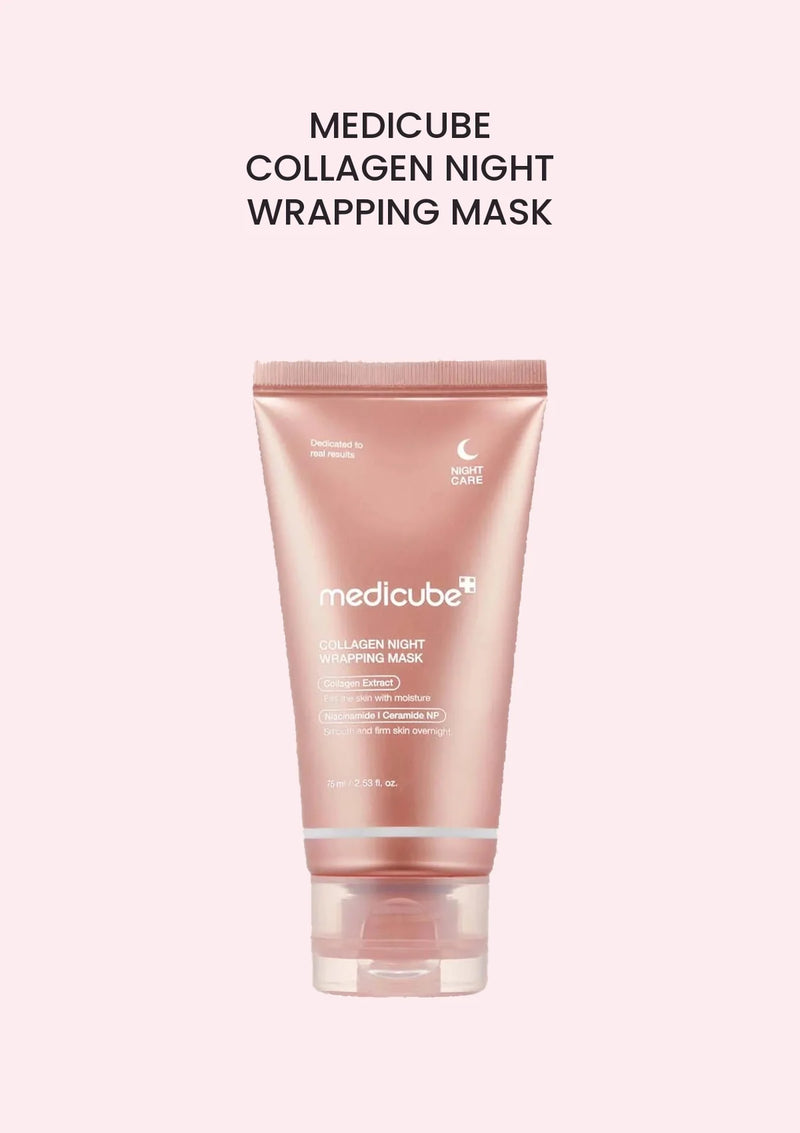Medicube Collagen Night Wrapping Mask 75ml — Glass Glow range main image