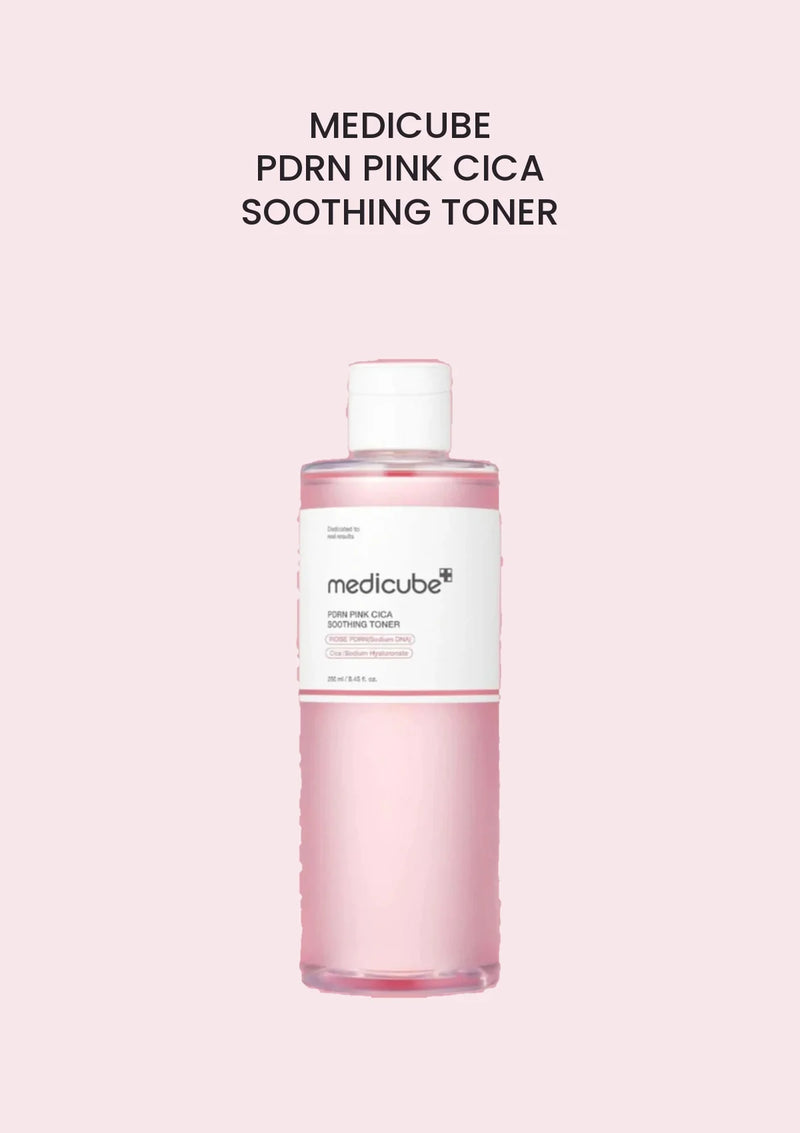 Medicube PDRN Pink Cica Soothing Toner 250ml — Pink PDRN range main image
