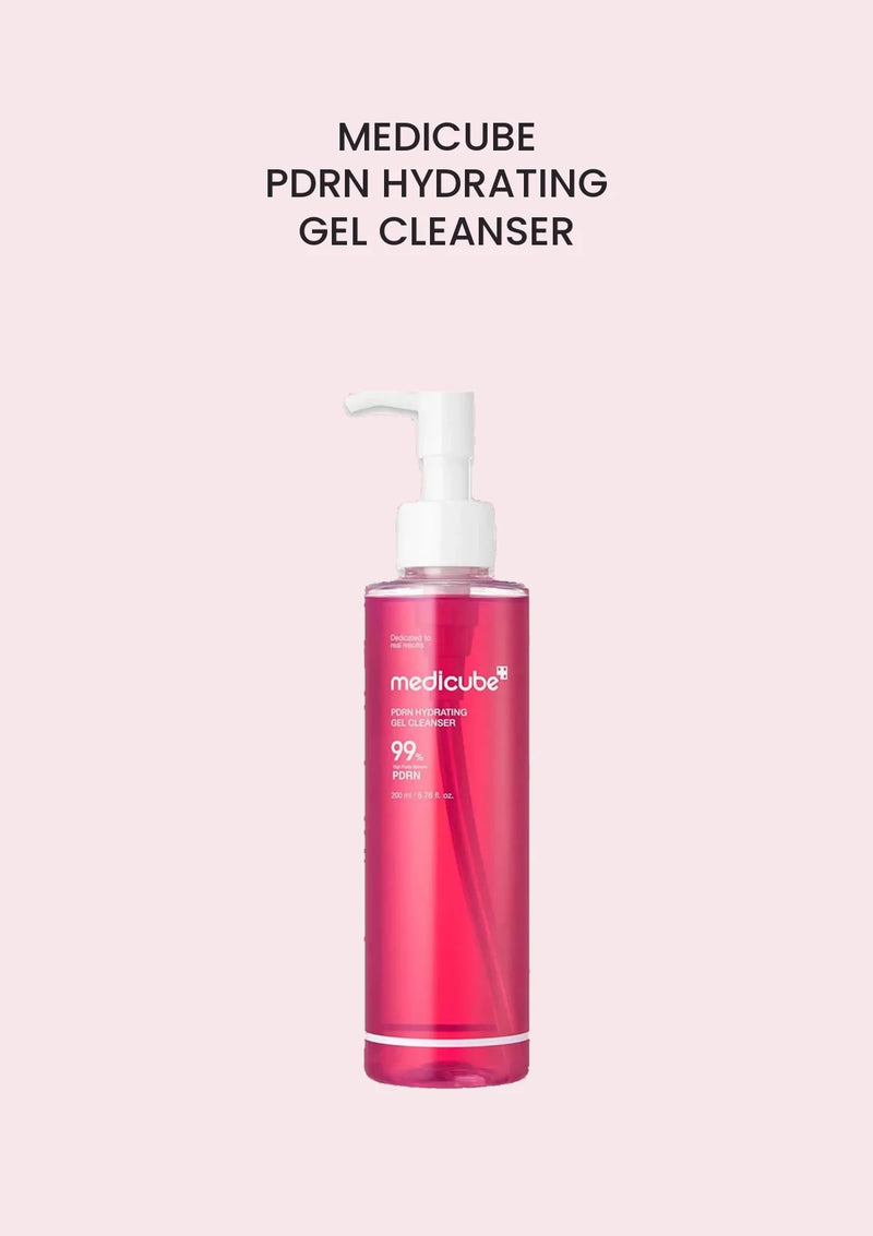 Medicube PDRN Hydrating Gel Cleanser 200ml — Pink PDRN range main image