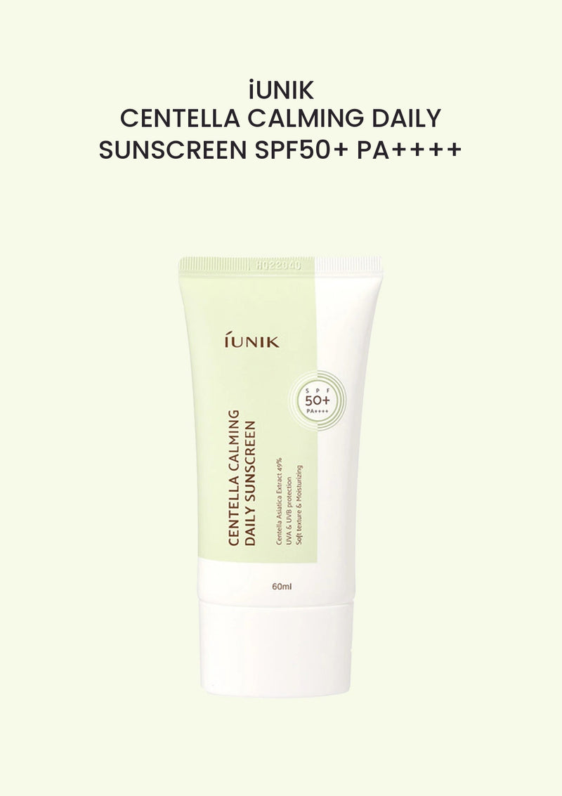 iUNIK Centella Calming Daily Sunscreen SPF50+ PA++++ 60ml product packshot