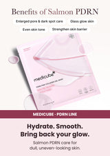 MEDICUBE PDRN Pink Collagen Gel Mask benefits for hydration, skin tone and visible pores
