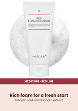 Medicube Red Foam Cleanser 120ml — Rich foam for a fresh start
