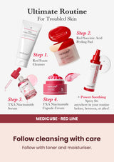 Medicube Red Foam Cleanser 120ml — Follow cleansing with care