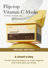 Medicube Deep Vita C Daily Quick Mask 350g — A sheet a day