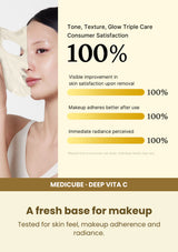 Medicube Deep Vita C Daily Quick Mask 350g — A fresh base for makeup