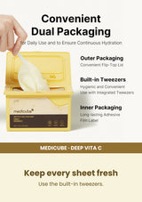 Medicube Deep Vita C Daily Quick Mask 350g — Keep every sheet fresh