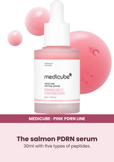 Medicube PDRN Pink Peptide Serum — The salmon PDRN serum. 30ml with five types of peptides.