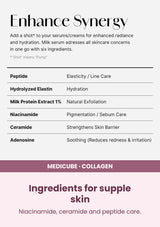 Medicube Collagen Glow Booster Serum 15ml — Ingredients for supple skin