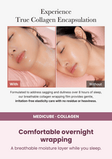 Medicube Collagen Night Wrapping Mask 75ml — Comfortable overnight wrapping