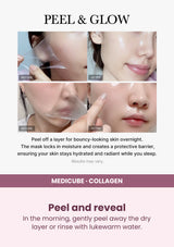 Medicube Collagen Night Wrapping Mask 75ml — Peel and reveal