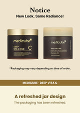 Medicube Deep Vita C Pad 150g (1 Box = 70 Pads) — A refreshed jar design