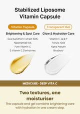 Medicube Deep Vita C Capsule Cream 55g — Two textures, one moisturiser