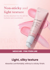 Medicube PDRN Pink Peptide Eye Cream — Light, silky texture. Absorbs comfortably without a sticky finish.