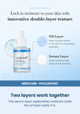 Medicube Hyaluronic Multi Peptide Serum 30ml — Two layers work together
