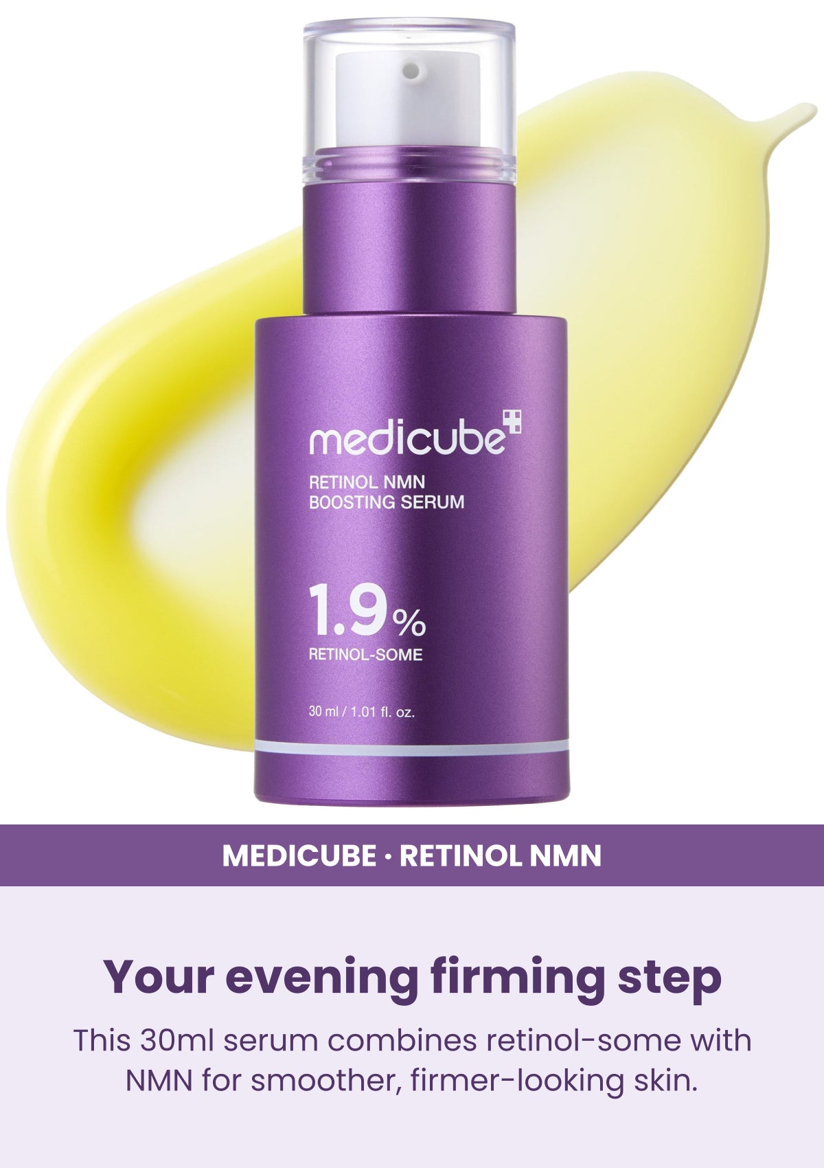 Medicube Retinol NMN Boosting Serum 30ml — Your evening firming step