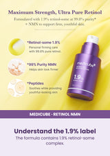 Medicube Retinol NMN Boosting Serum 30ml — Understand the 1.9% label