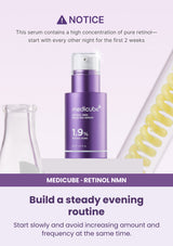 Medicube Retinol NMN Boosting Serum 30ml — Build a steady evening routine