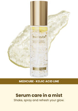 Medicube Kojic Acid Turmeric Jelly Mist 100ml — Serum care in a mist. Shake, spray and refresh your glow.
