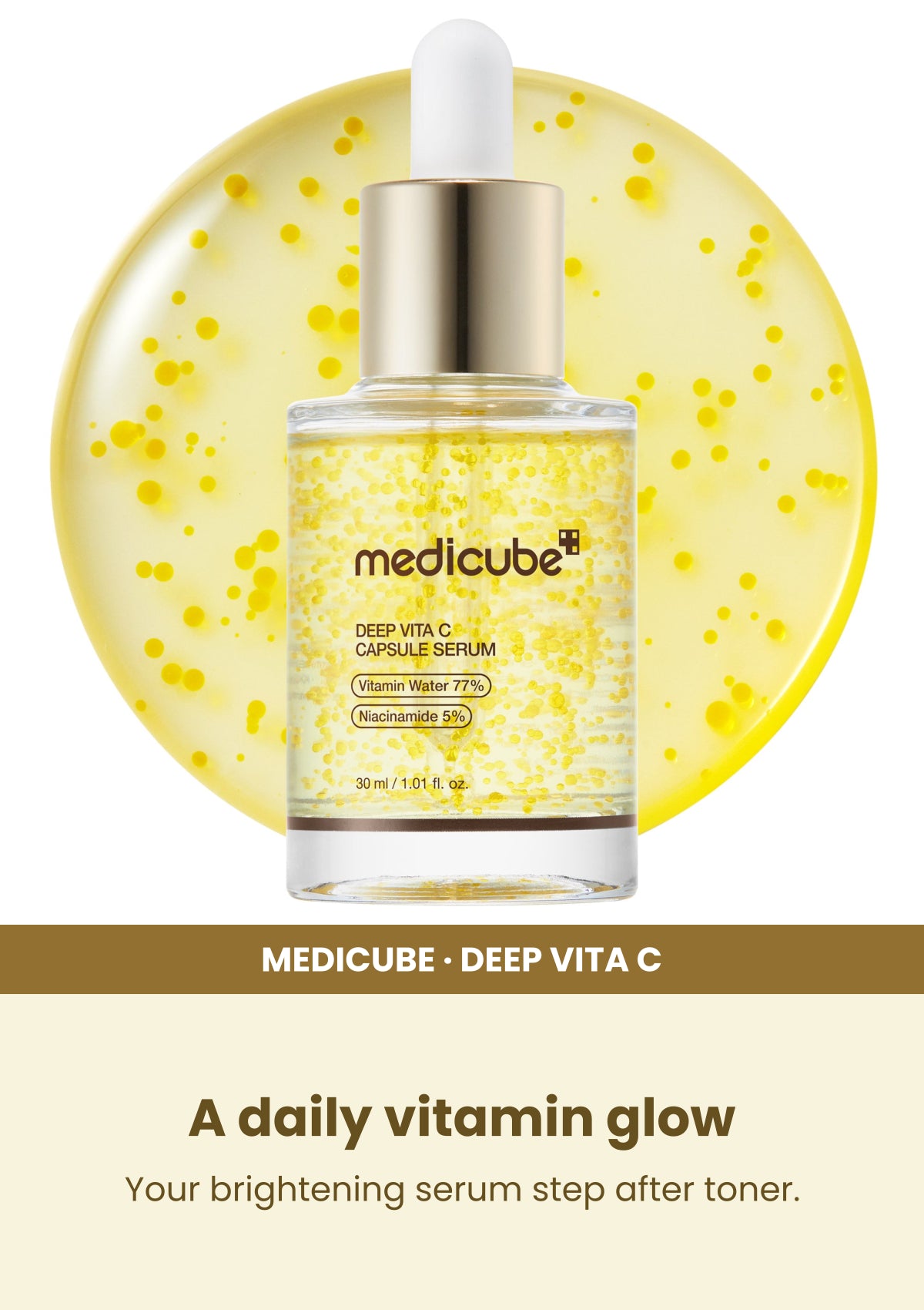 Medicube Deep Vita C Capsule Serum 30ml — A daily vitamin glow