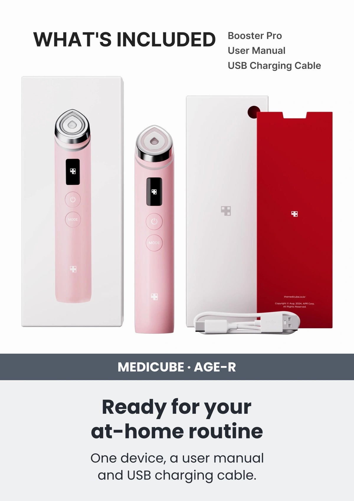 Medicube AGE-R Booster Pro Device | COCOMO Singapore