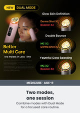 Medicube Two modes, one session. Combine modes with Dual Mode for a focused care routine.