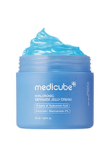 Medicube Hyaluronic Ceramide Jelly Cream 50ml — authentic blue jar and jelly texture.