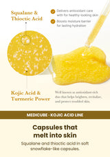 Medicube serum snowflake capsules with squalane and thioctic acid