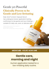 Medicube Kojic Acid Turmeric Serum low-irritation human application test and daily use