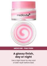 Medicube PDRN Lip Sleeping Mask — One mask, two ways to use it. Use a light layer by day and a fuller layer before bed.