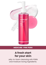 Medicube PDRN Hydrating Gel Cleanser — Your daily hydrating cleanse. Jelly-to-foam cleansing with PDRN and moisture-loving ingredients.