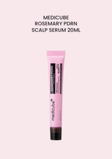 Medicube Rosemary PDRN Scalp Serum 20ml pink tube on a pale pink background