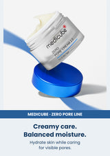 Medicube zero pore cream 2 0 50ml — Creamy care. Balanced moisture. Hydrate skin while caring for visible pores.