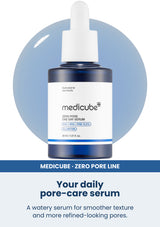 Medicube zero pore one day serum 30ml — Your daily pore-care serum. A watery serum for smoother texture and more refined-looking pores.